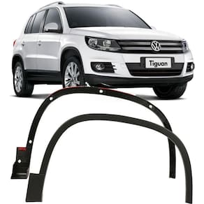 Par moldura friso paralama dianteiro tiguan 2009 à 2017