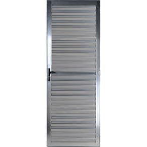 Porta palheta 2,10x60 lado DIREITO no alumínio brilhante
