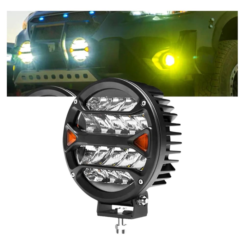 Farol de milha LED Quadrado 90W 8100 lumens 12v Alta Potência Jeep Troller off-road DJ-1413MAX