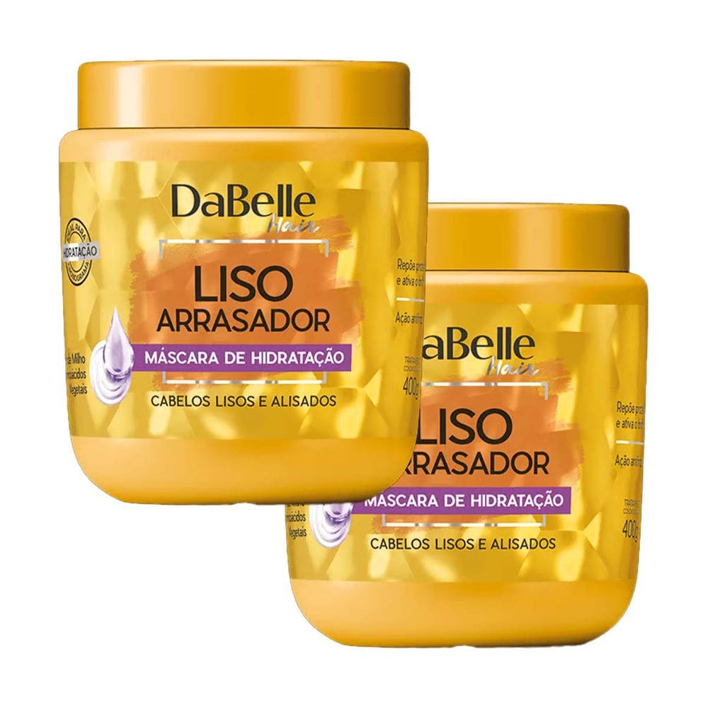 Kit 2 und Dabelle Máscara Liso Arrasador 400g