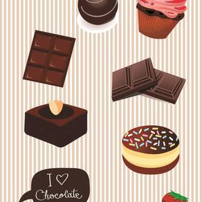 Papel de parede adesivo lavável chocolate 3m