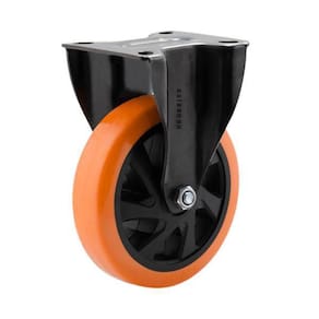 Rodizio 4 pol fixo com placa rol.  140 kg