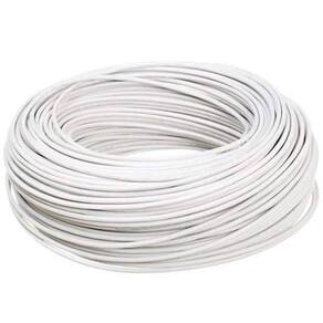Fio cabo flexível 1,5 mm branco- 40 metros
