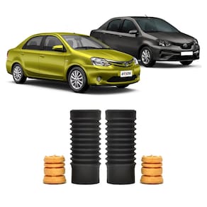 2 guarda pó + batente haste dianteira etios sedan 2012/2020
