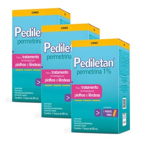 Kit 3 und Permetrina - Pediletan Loção Capilar 60ml