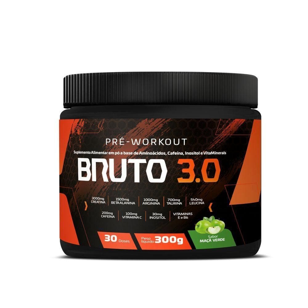 Pre workout bruto 3.0 sudract 300g pré treino
