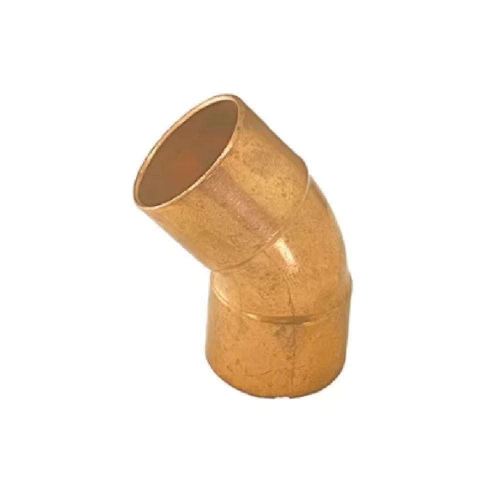 Curva 45° Conexão Cobre 3/8 0,65 mm Hulter HT2C4538P
