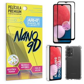 Kit capinha samsung a13 4g + película premium nano 9d