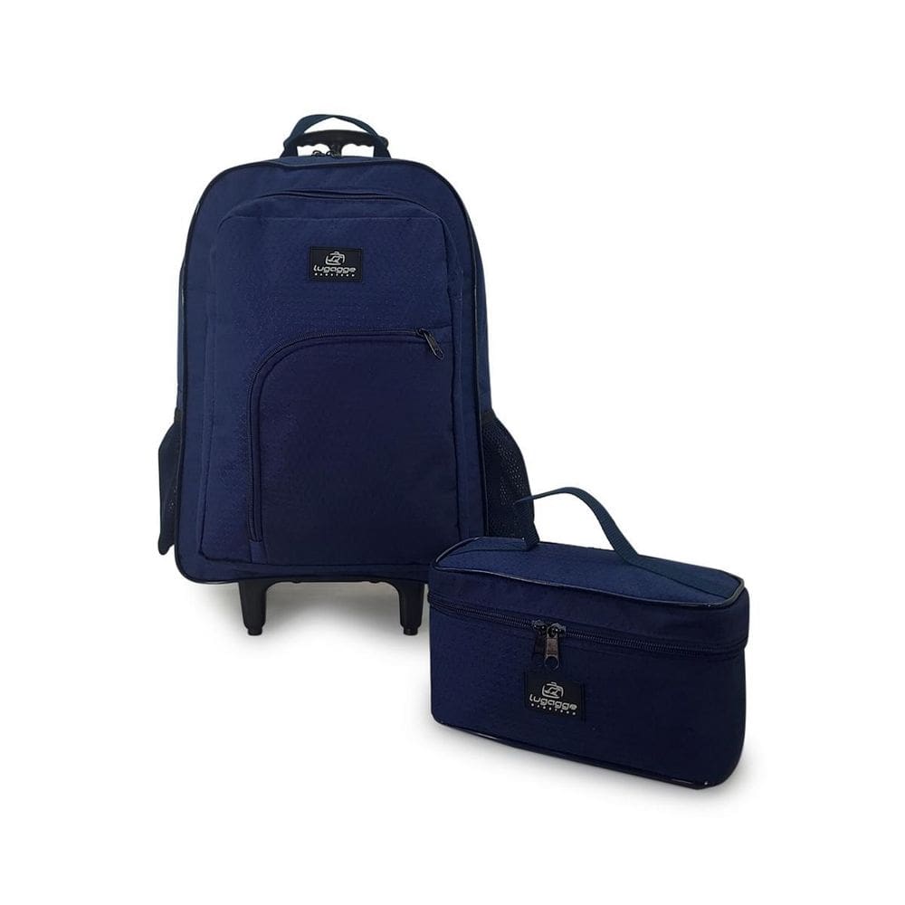 Kit Mochila Notebook 15,6 Executiva Rodinha Com Frasqueira