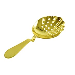 Coador julep dourado drink coquetel bartender profissional