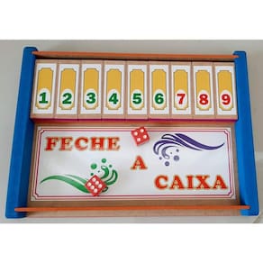 Jogo feche a caixa - estratégia matemática 24x18x3cm