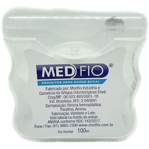 20Un Fio Dental 100 Metros Cada Aroma Menta Encerado Fino
