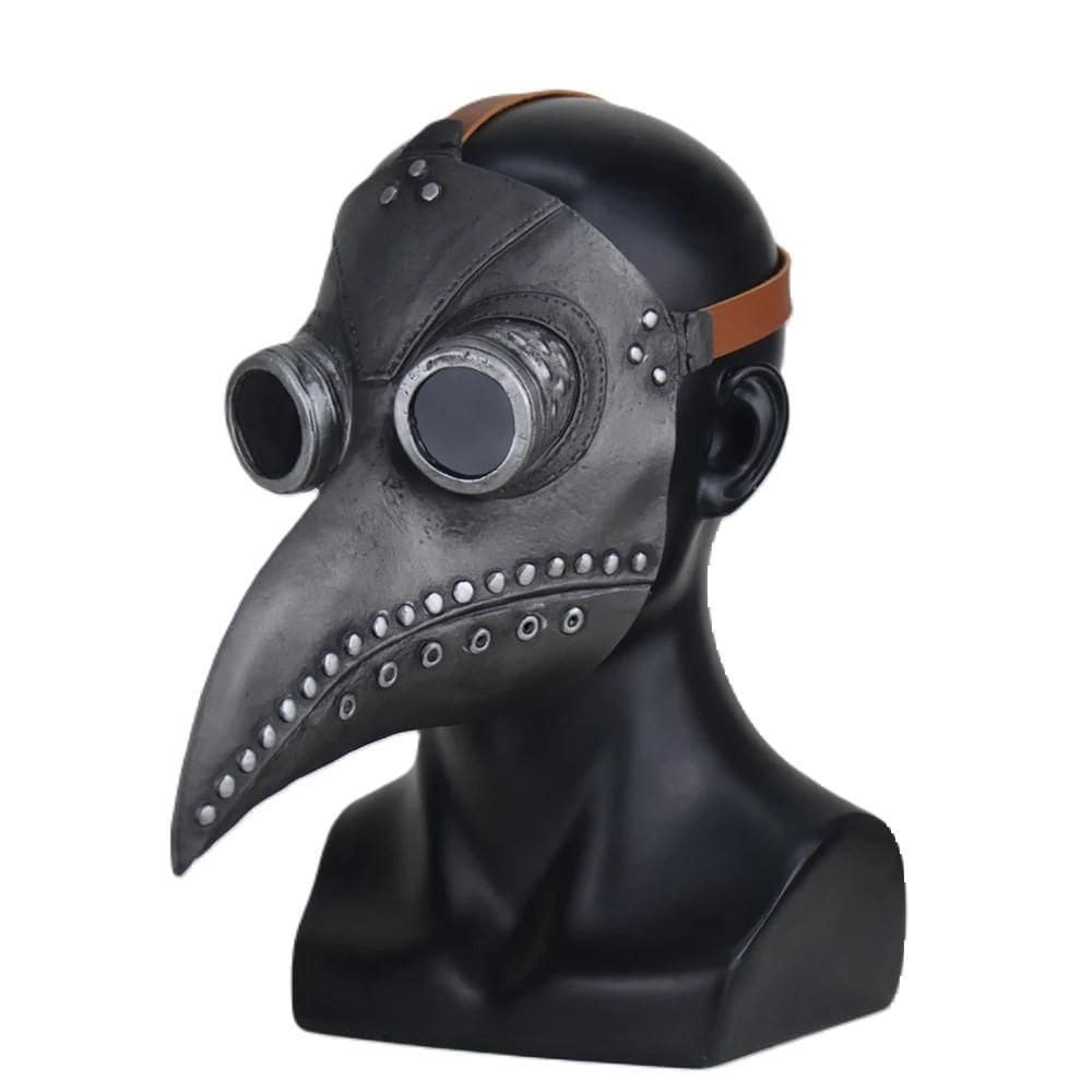 Máscara Médico Da Peste Negra Halloween Corvo Praga Latex