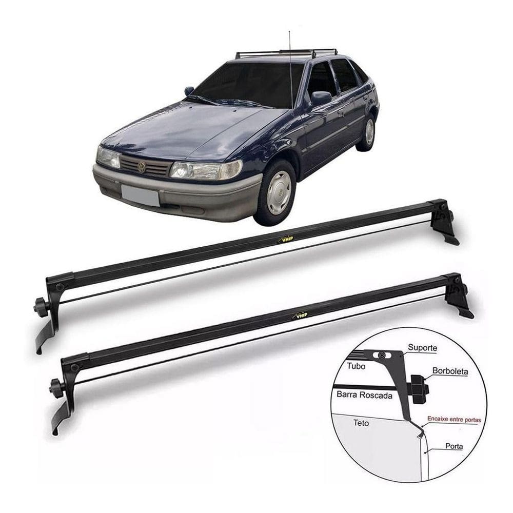 Rack de teto vhip pointer 4 portas 1994 até 1996 bagageiro