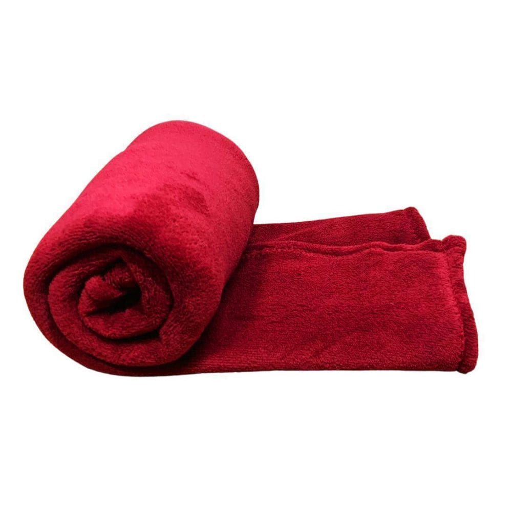Cobertor manta pet cor vermelho