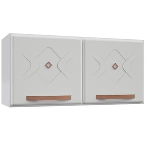 Armário Aéreo Cozinha Aço Mirage New 2 Portas Branco - Telasul