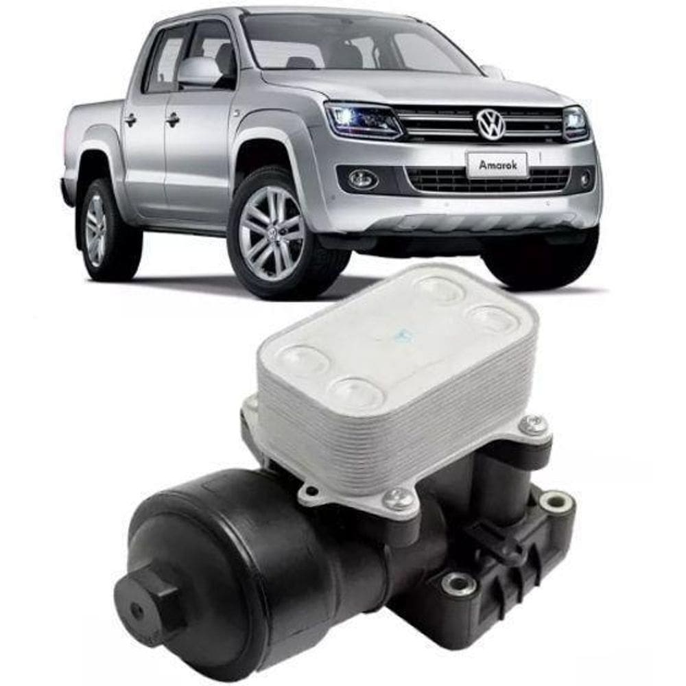 Bomba resfriadora e filtro oleo amarok 03l115389c 03l115389h
