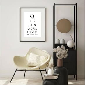 Quadro O Essencial É Invisível Aos Olhos - 60X48Cm