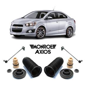 2 kit coxim bieleta dianteira gm sonic sedan 2014