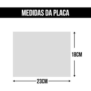 Kit 3 placas ps 2mm propriedade particular entrada proibida