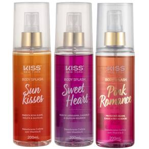 3UN Body Splash Sun Kisses Sweet Heart E Pink Romance Kiss