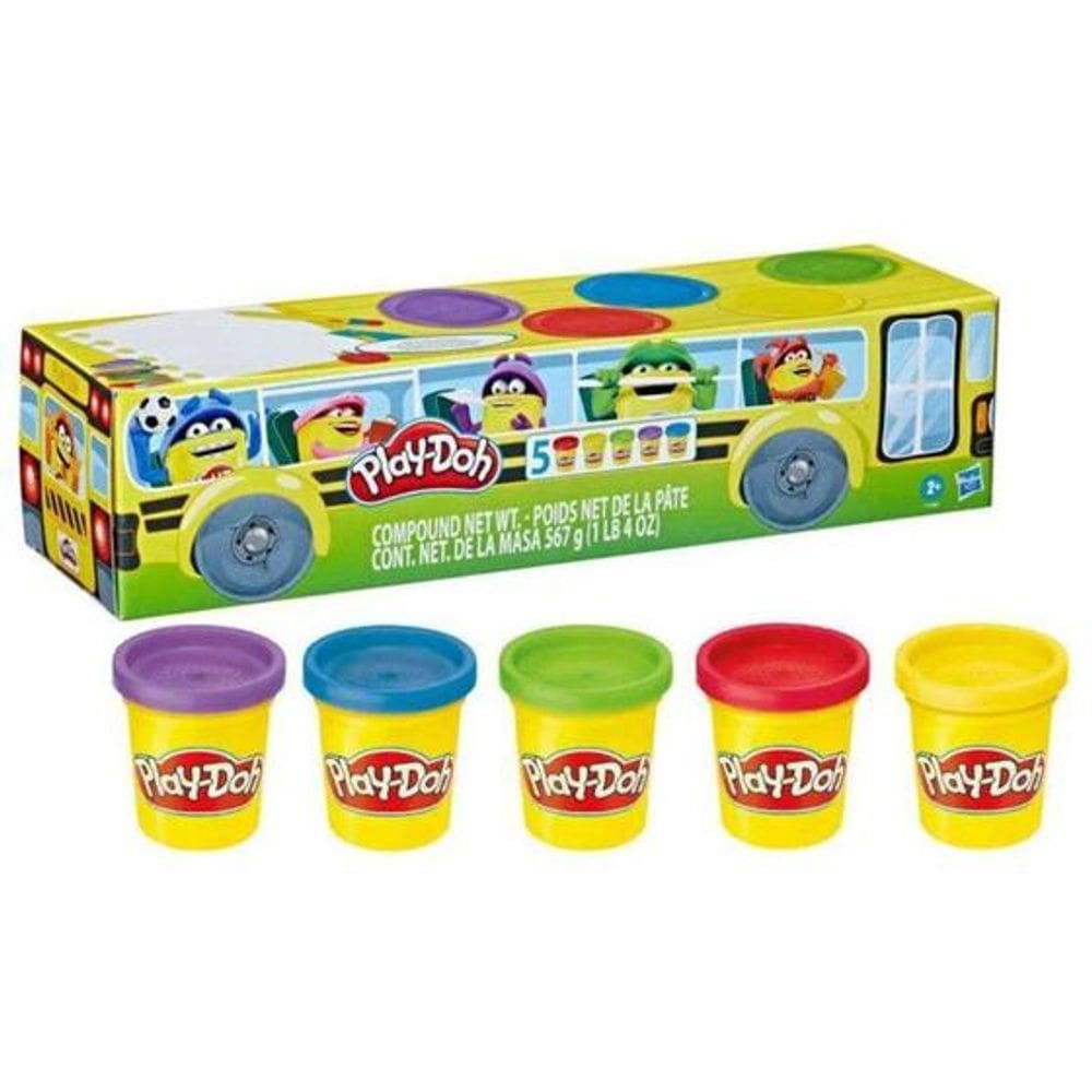 Massa Modelar - Play Dooh Volta as Aulas 5 Potes HASBRO