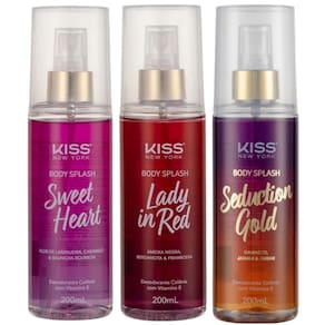 3UN Body Splash Sweet Heart Lady In Red Seduction Gold Kiss