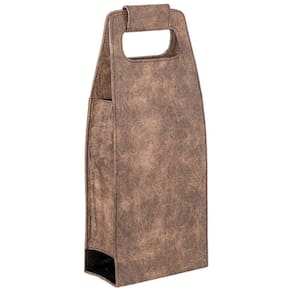 Maleta Sintética Bolsa Porta 2 Garrafas De Vinho Espumante
