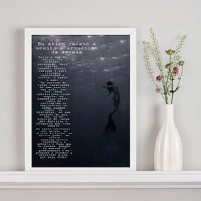 Quadro Arquétipo Da Sereia- Ativação 45X34Cm