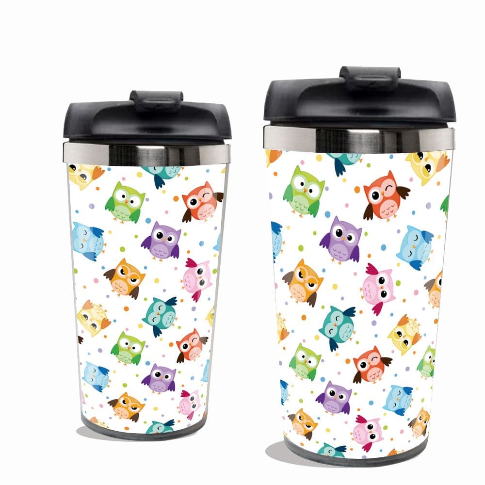 Copo térmico corujinhas