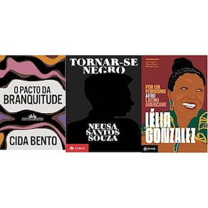 Kit 3 livros o pacto da branquitude + tornar-se negro +por