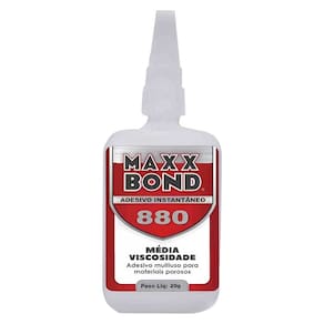 Super Cola Adesivo Instantâneo 880 Multiuso 20g - Maxx Bond
