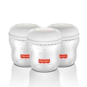 Kit 3 frascos para armazenar leite 150ml mom`s essentials