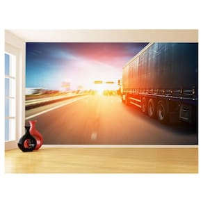 Papel De Parede 3D Carro Antigo Hot Rod Custom 3,5M Cxr122