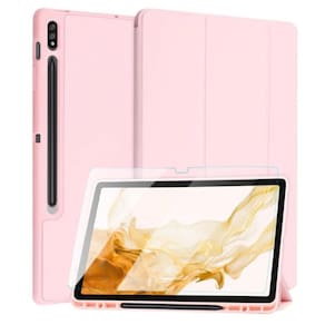Capa premium tpu suporte caneta para tab s8 11 x700 + vidro