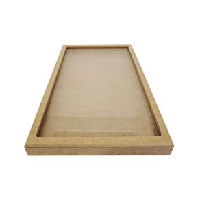 Quadro com vidro liso 28 x 37 cm para scrapbook