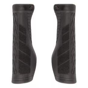 Manopla EG6 Ergonômica Preto Punho Bike Com Trava