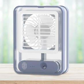Ventilador humidificador 3 velocidades usb portátil