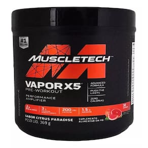 Vapor X5 Pré Treino Muscletech Sabor Citrus Paradise 369G