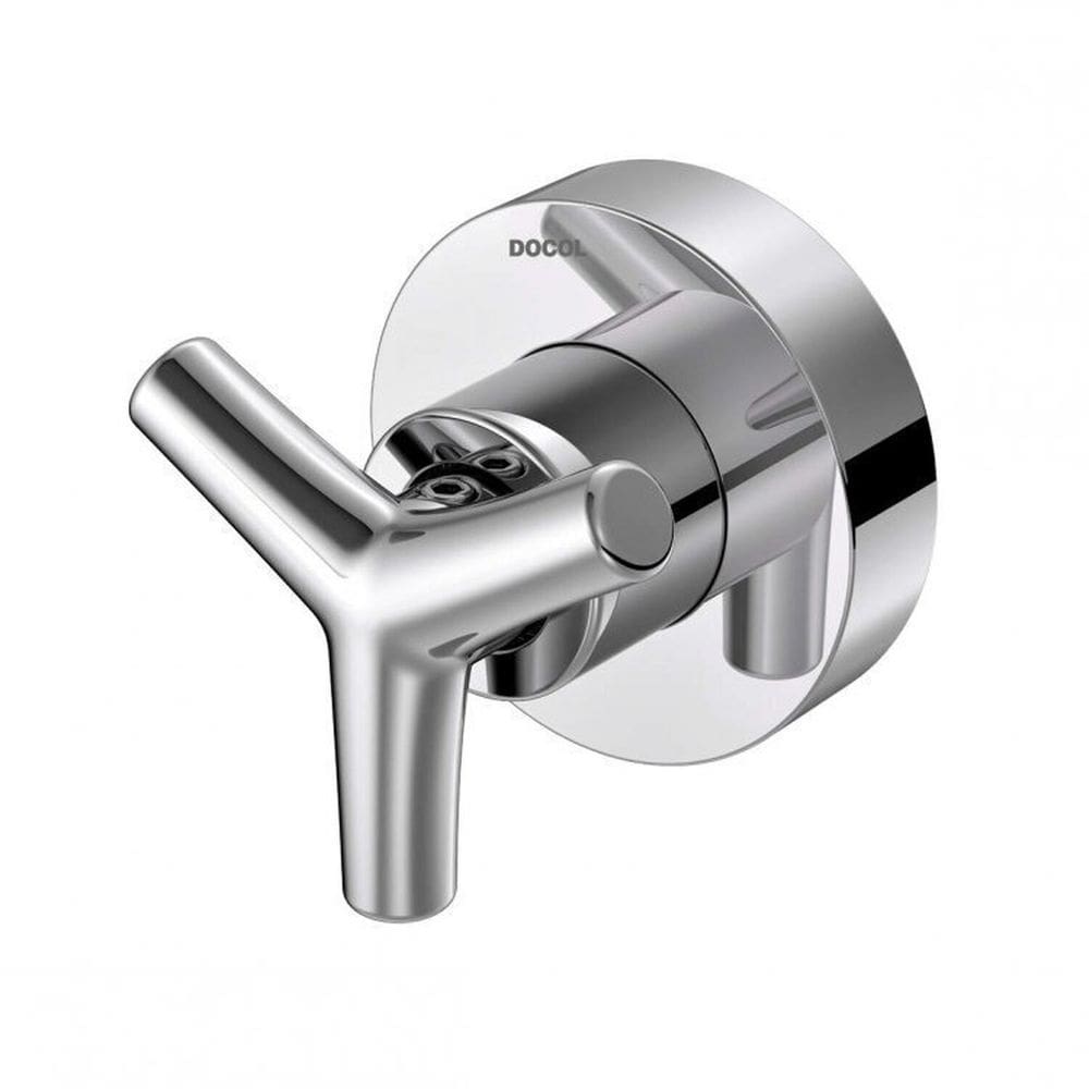 Kit 2 Acabamentos para Registro 1/2, 3/4 e 1 Triplus Docol Cromado