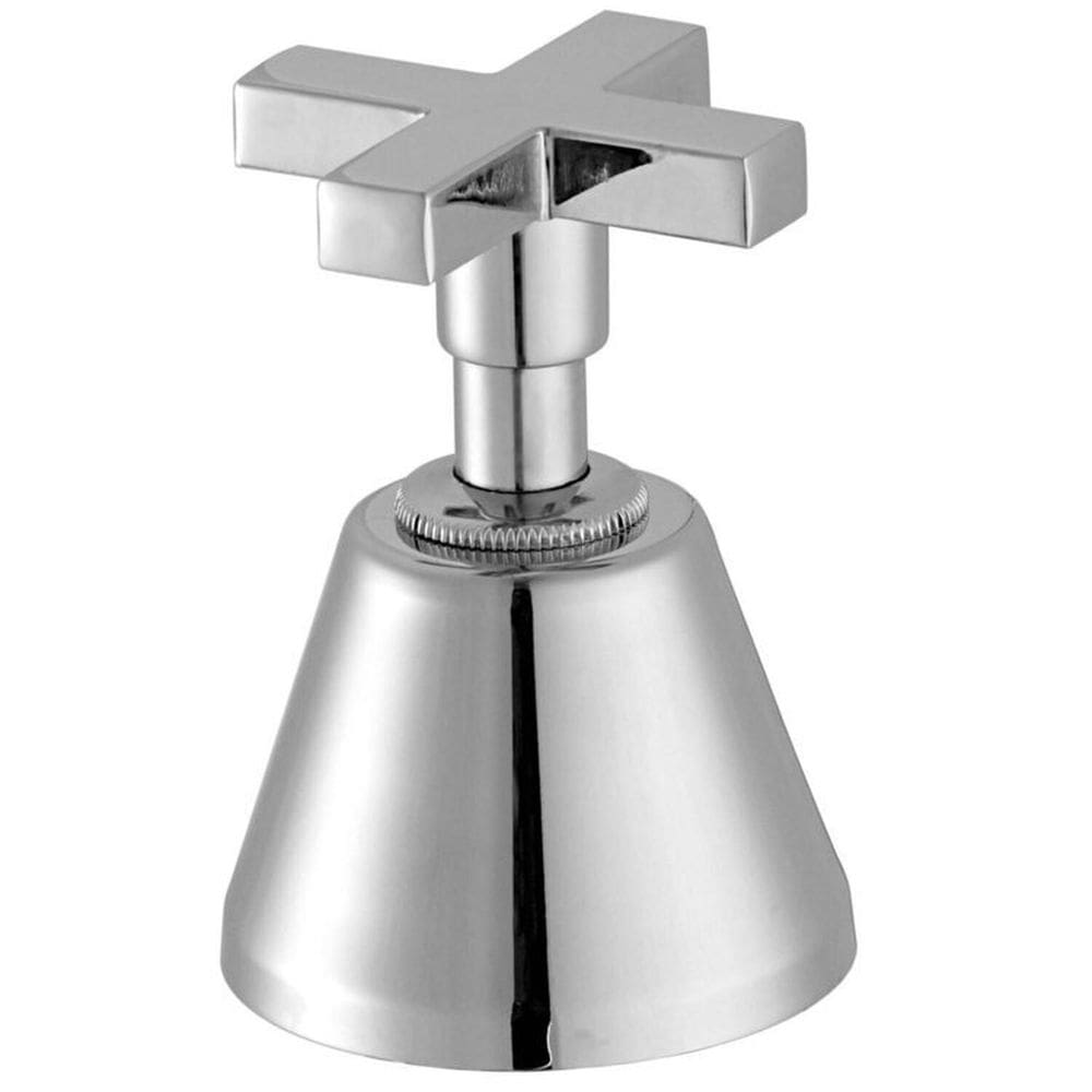 Kit com 3 Acabamentos para Registro C 22 1/2" 3/4" e 1" Cromado