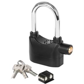 Cadeado antifurto tek com som resistente à chuva 3 chaves