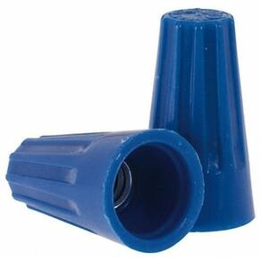 50 x conector de torção emenda fios cabos azul 0,8 - 3,9mm