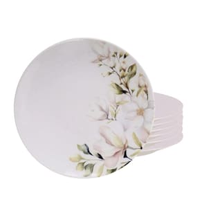 Jogo De Pratos Sobremesa 21Cm Kit 6 Pcs Magnolia Tramontina