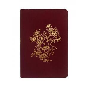 Bíblia Nvi Bible Journaling, Tecido Vinho Sobre Capa Dura, Com Espaço Para Anotações, Leitura Perfei