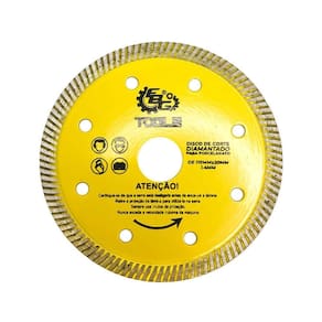 Disco Corte Porcelanato 110x20mm Acabamento Diamantado