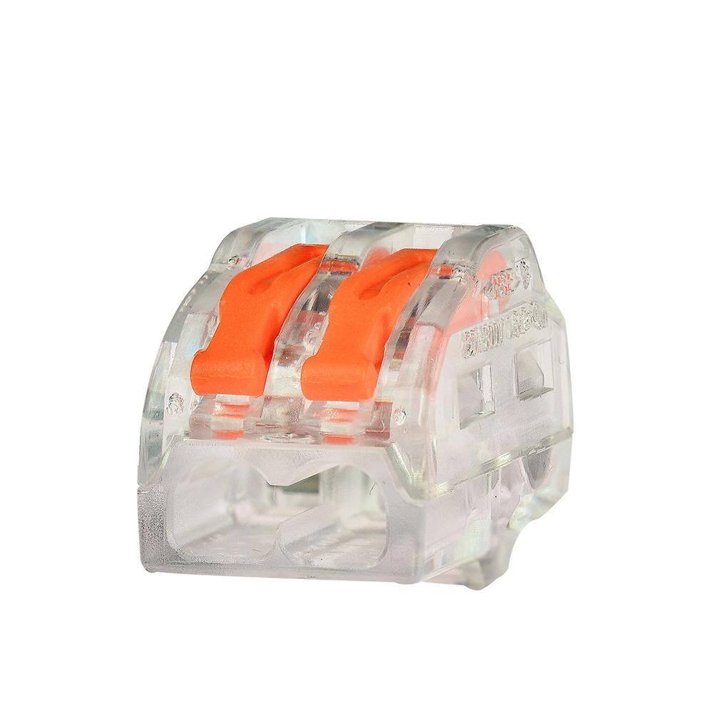 25un kit conector emenda rápida alavanca borne 2 fios