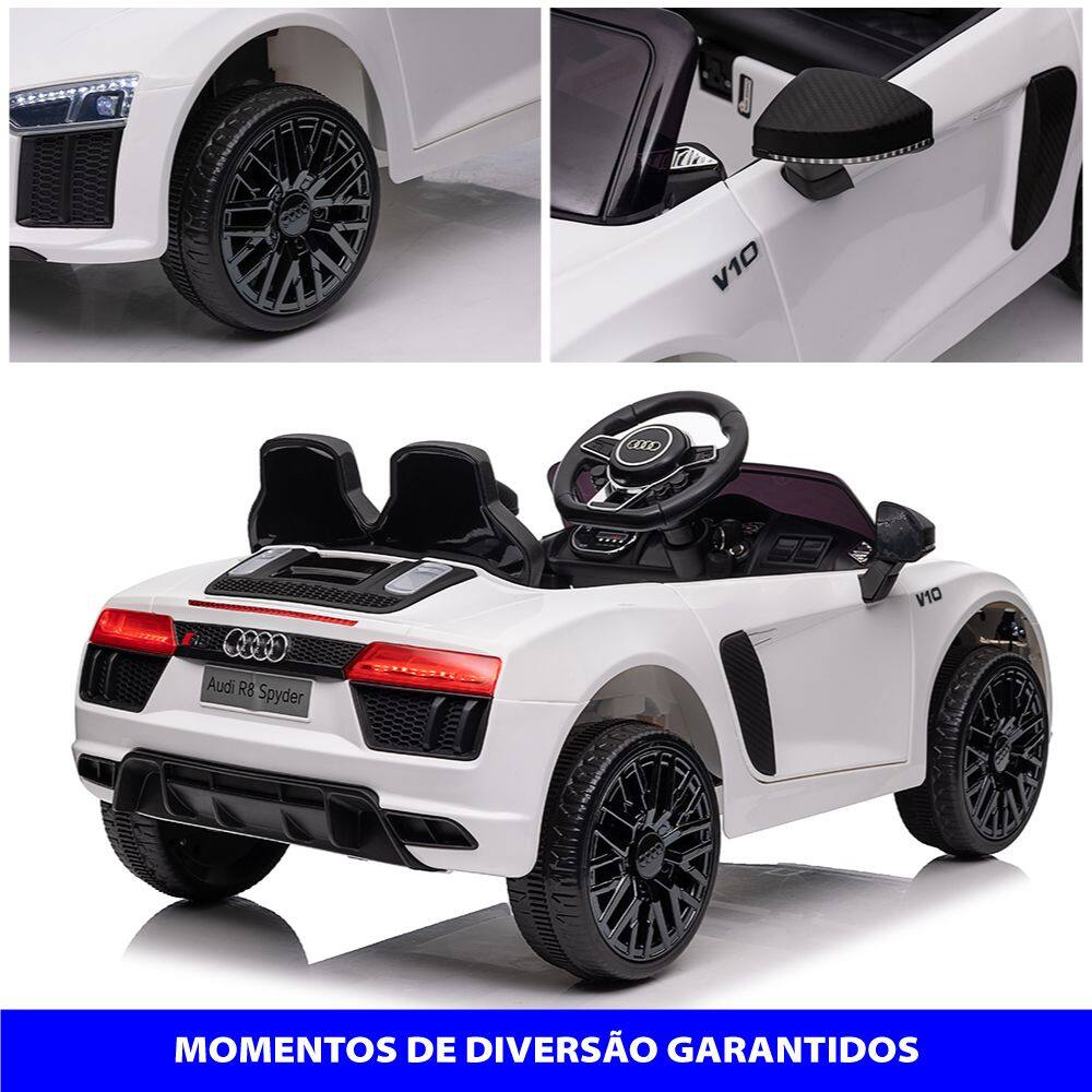 Carro Elétrico Infantil Audi R8 12v | Casas Bahia