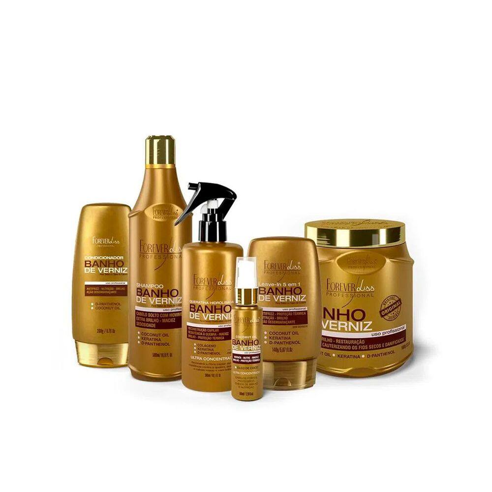 Kit Banho de Verniz Profissional Forever Liss