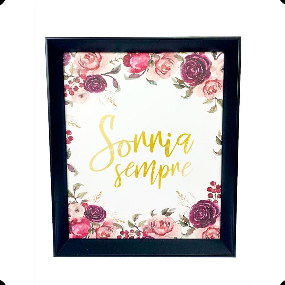 Quadro decorativo frases motivacionais diversas imagens